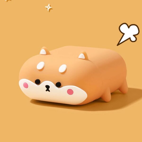 cute dog wireless earphone case for airpods cover silicone cartoon case