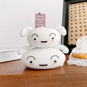 cute dog wireless earphone case for airpods cover silicone cartoon case