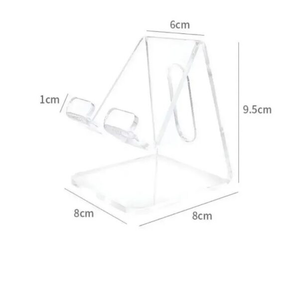 ins acrylic transparent minimalist foldable phone holder desktop lazy tablet stand for iphone ipad galaxy tab smartphone bracket